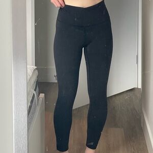 Lululemon Vintage Mid-rise Black Leggings